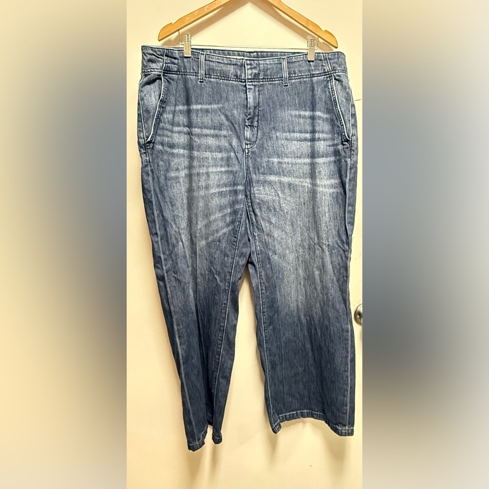Pilcro wide leg Blue Jeans Size 20 - Picture 2 of 8